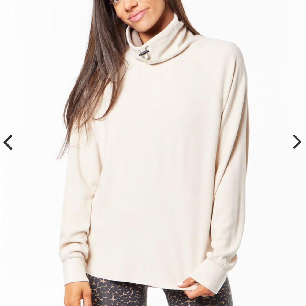 VARLEY Adkisson Long Sleeve Top Sandshell Size M